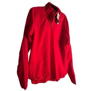 NWT Adidas Running Supernova 1/2 Zip Men's Jacket Shirt Red Reflective Size L